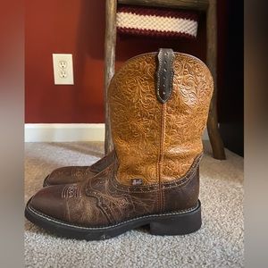 Justin Ladies Gypsy Starlina Cowgirl Boots Size 11B